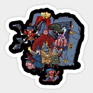Puppet master redux Sticker